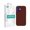 Dark Brown, variant on Sprig TPU + PC MagSafe Matte Transparent Back Cover Case for iPhone 16, Black Transparent