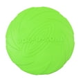 thumbnail image 2 of Discos voladores de entrenamiento de silicona para perros, juguete interactivo para perros, juguete duradero para buscar Verde 18cm, 2 of 9