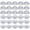 100, variant on Self Locking Washers 1.2 Inch for Perforated Insulation Pins, 100 Pcs Galvanized Iron Metal Round Flat Plaster Washer for Wall Ceiling