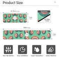 thumbnail image 3 of Yayeee Faucet Mat for Kitchen Sink 14.7" Diatomite Long Splash Guard Pad, Brown American Footballs, 2 Pack, 3 of 7