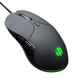 thumbnail image 1 of Wired Mouse Optical Gaming 6-key Mouse Office Portable Mute Mouse Mute Waterproof Receiver with Light for PC Laptop, Black, 1 of 8