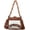 Brown, variant on Clear Bag for Women Clear Handbag Concert Bag Stadium Approved Clear Purse Shoulder Crossbody Bag Satchel Hobo Bag