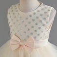 thumbnail image 6 of Baby Girl Dresses Summer Sleeveless Bowknot Princess Catwalk Performance Toddler Girls ,Size 4 Years-5 Years, 6 of 7