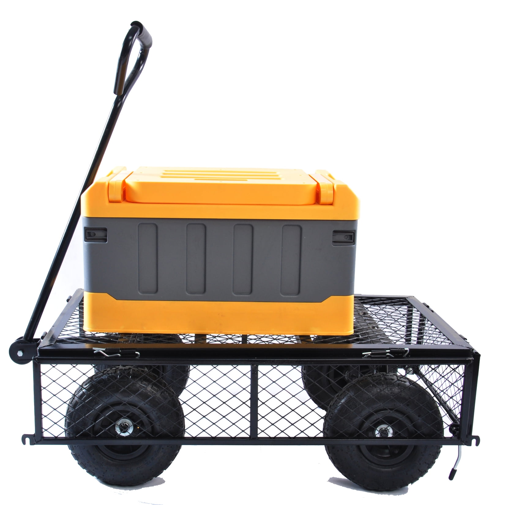 Utility Wagon Cart with FlatFree Tires, Heavy Duty 550 Pounds Capacity