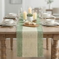 thumbnail image 6 of Sm:)e Rustic Farmhouse Sage Green Paper Braided Table Runner 12x120 Inch, Seasonal Spring Woven Decoration for Kitchen Dining, Home & Party Use, 6 of 6