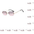 thumbnail image 2 of Sonducket Gafas de sol resistentes y duraderas sin marco - Materiales Lente de alta definición tiene un campo de visión claro Oro gris rosa oro gris rosa 10Conjunto, 2 of 6