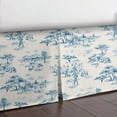 thumbnail image 3 of Auclair Blue Platform Bed Skirt Full 15" Drop, 3 of 4