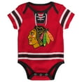 thumbnail image 2 of Infant Red Chicago Blackhawks Hockey Jersey Bodysuit, 2 of 3