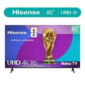 Hisense 85" Class 4K UHD LED LCD Roku Smart TV HDR R6 Series 85R6E4