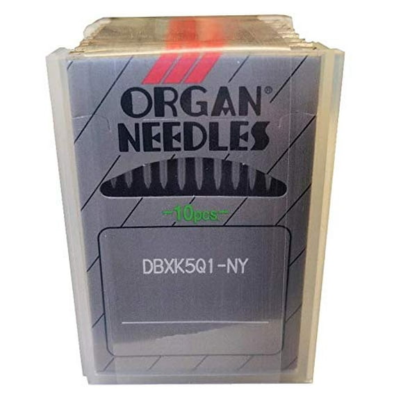 100 Organ DBXK5Q1-NY Embroidery Needles for Janome MB4, Melco EP4, Elna 9900 (Size 70/10)