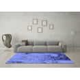 thumbnail image 3 of Ahgly Company Machine Washable Indoor Rectangle Oriental Blue Industrial Area Rugs, 2' x 4', 3 of 4