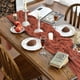 thumbnail image 2 of Camino de Mesa Artoid Mode Boho Gasa de Queso Terracota, 2 of 6