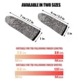 thumbnail image 4 of HOMEIORA 60 PCS Finger Cots Cut Resistant Protector, Finger Covers for Cuts, Gloves Life Extender, Cut Resistant Finger Protectors for Kitchen, Work, Sculpture, Anti-Slip, Reusable, 4 of 8