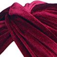 thumbnail image 5 of Envoltura de pelo plisada con torsión, sombrero musulmán, gorro elástico de moda para la pérdida de cabello, doble capa, color brillante, envoltura - rojo Baoblaze Turbante plisado, 5 of 5