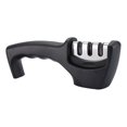 thumbnail image 1 of ZHAOCHENG Afilador trifásico - para cuchillos de cocina - resultado profesional/diseño ergonómico - piedra cerámica/carburo de tungsteno/diamante - acabado negro/cromo, 1 of 5