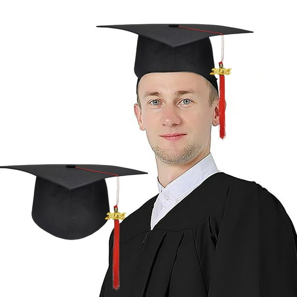 Fridja Clearance 2025 Graduation Cap for Adults Or Kids Bachelor's Degree Hat with 2025 Year Tassel Fitting for Graduation Ceremony Party Photo Props for New Home