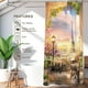 thumbnail image 2 of Cortina de ducha con diseño de la Torre Eiffel de París, romántica cortina de baño con paisaje urbano europeo, tela impermeable con ganchos, 72 x 72 pulgadas, 2 of 4