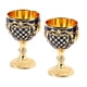 thumbnail image 1 of COPA DE VINO DE METAL VINTAGE, COPA DE VINO DE ALEACINO DE ZINC DE PRIMERA , COPAS CON DESERO DE INCUSTACIONES DE GEMAS, COPA DE COCCTEL, PARA FIESTA DE BODAS, 1 of 7