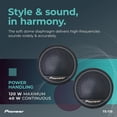 thumbnail image 4 of Altavoces para coche Pioneer TS-T15 Soft Dome Tweeter 3/4 Par, 4 of 6