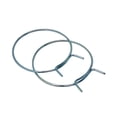 thumbnail image 1 of Abrazadera de tensión para ventilación de secadora Raven, 4 cm de diámetro, acero inoxidable, 1 of 4