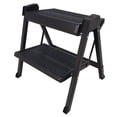 thumbnail image 1 of Folding Step Stool, Black, 1 of 1