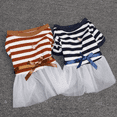 thumbnail image 5 of Dog Dress Elegant Cat Dog Ruffle Trim Dress Puppy Skirt Pet Party Holiday Birthday Costume for Small Medium Large Girl Cats Dogs Kitten - Blue, 5 of 5