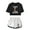 BlackWhite, variant on Jynxzi Cardiac Johnson Deployed Tee Shorts 2 Pieces Sets Fashion Women 2 Piece Suit