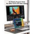 thumbnail image 2 of ACASIS 6-in-1 Magnetic M.2 NVMe SSD Enclosure Hub, 10Gbps, PD100W (90W Upstream), Dual 4K HDMI, SD/TF 3.0, Cooling Fan, for iPhone 17/16/15 Pro/Max, Video Editor/Blogger, 2 of 10
