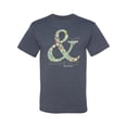 thumbnail image 2 of Trendy Tribal Be Still And Know That I Am God Inspirational/Christian Men's Graphic T-Shirt, Vintage Heather Blue, 4XL, 2 of 3