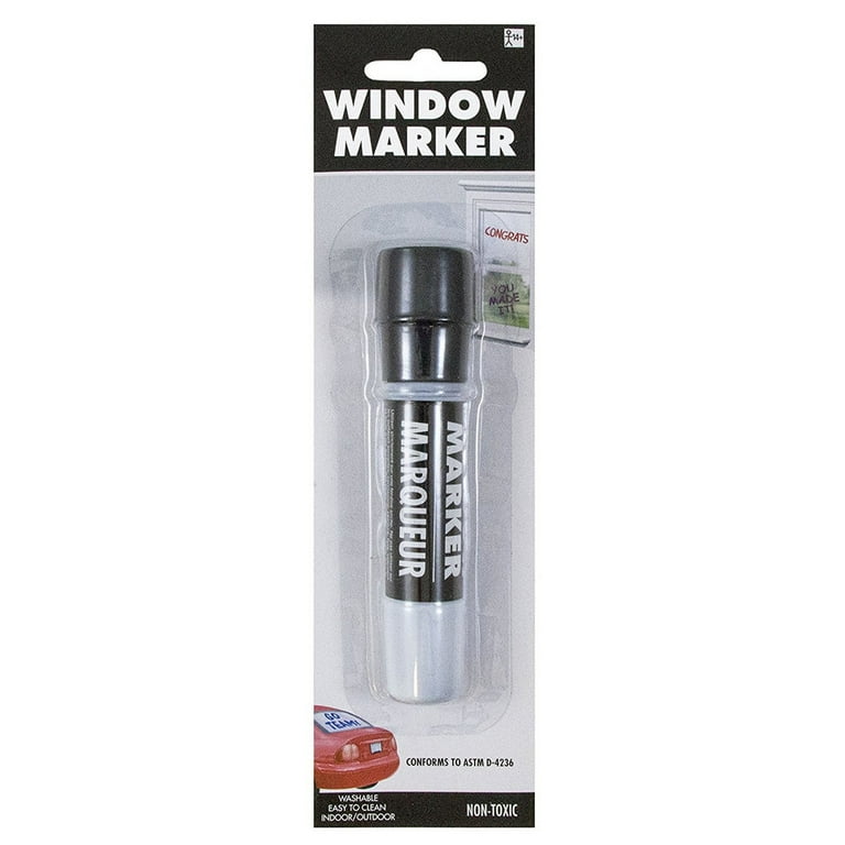 Unique Black Washable Window Markers