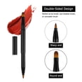 thumbnail image 3 of Dinheiro 3 piezas de pincel de labios de doble extremo, aplicadores de herramientas de pincel de maquillaje de lápiz labial retráctil, tipo: estilo4;, 3 of 5