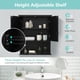 thumbnail image 3 of Mueble de baño montado en la pared COSTWAY con puertas dobles, negro, 3 of 9