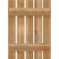 thumbnail image 5 of 18 7/8"W x 26"H TimberCraft Five 3 3/8" Boards Spaced Board-n-Batten Shutters, Rough Sawn Western Red Cedar (Per Pair), 5 of 13