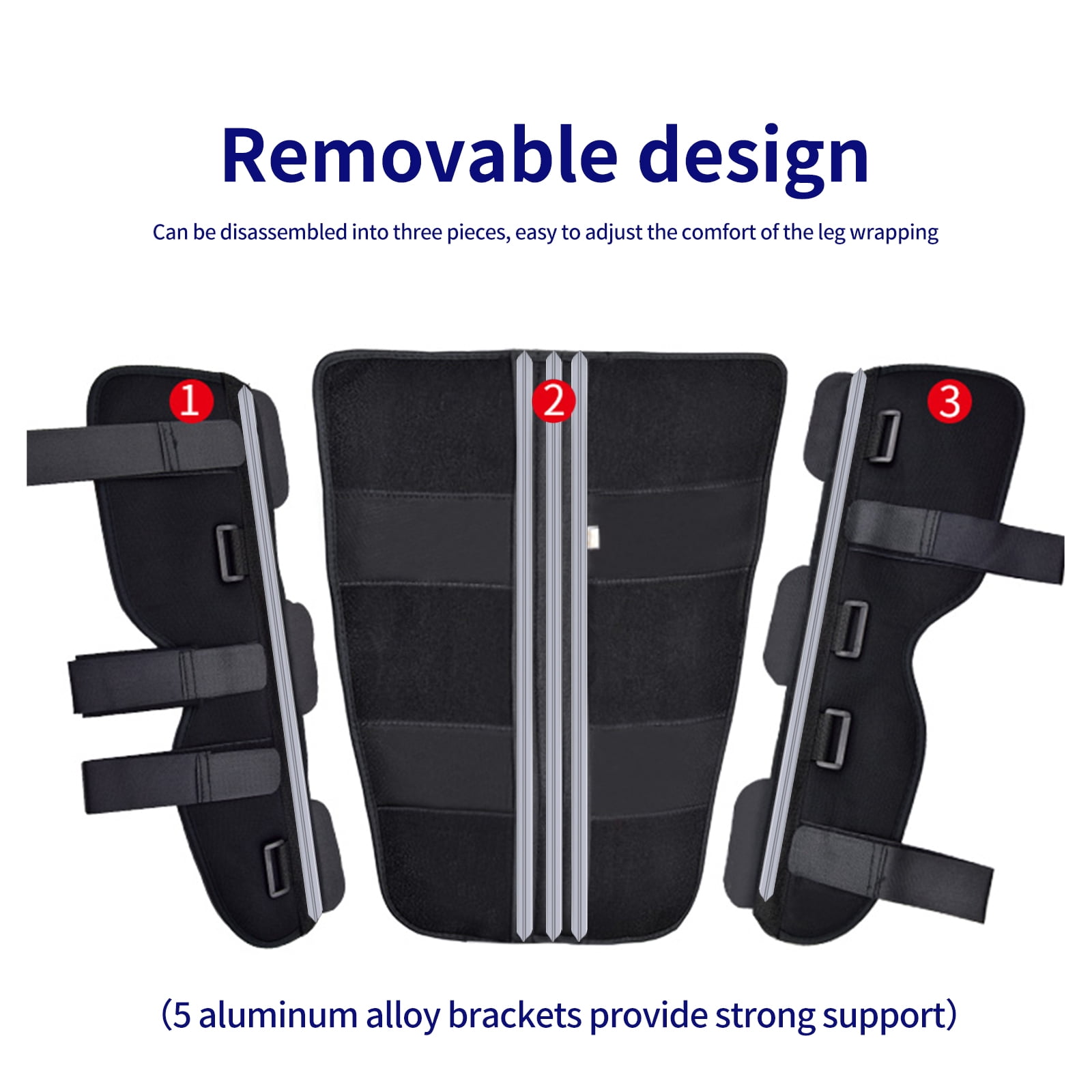 Knee Immobilizer Secure Comfort Knee Brace & Stabilizer for Recovery,Knee Fractures,Instability, ACL,MCL
