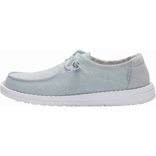 HEYDUDE Zapatillas Casual Wendy para Mujer en Azul Cielo Brillante Talla 6