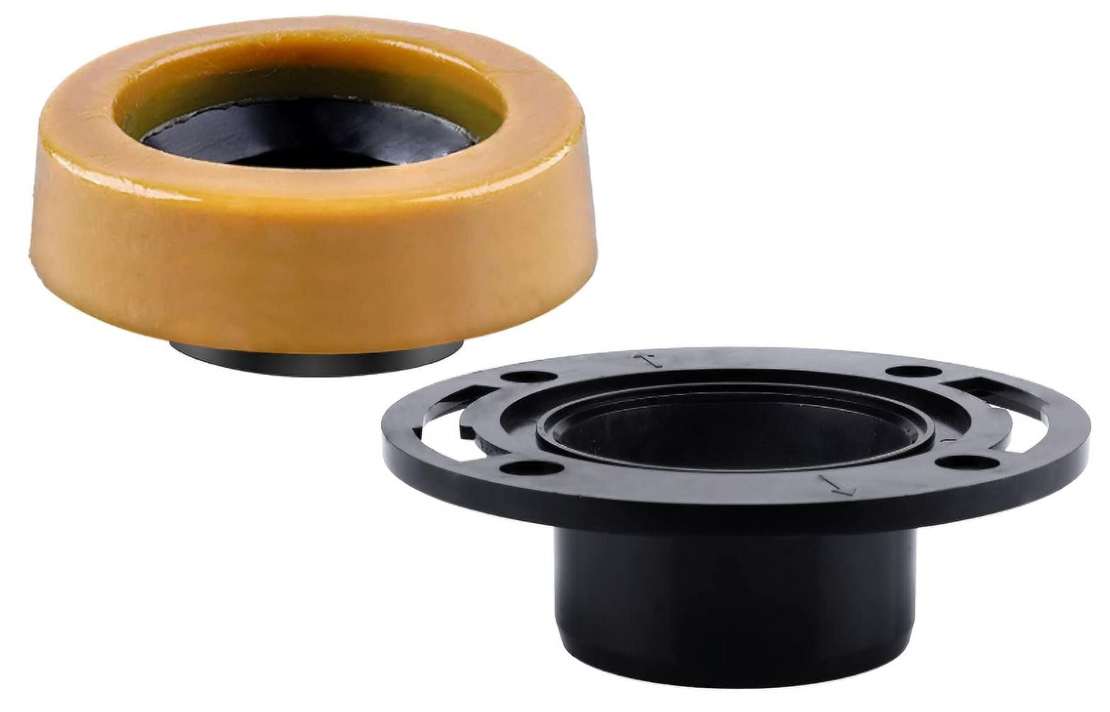 Toilet Flange with Wax Ring PVC 3" or 4", Toilet Tank Repair Kits