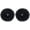Black, variant on 2 count Pack Furry Faux  Hair Scrunchies Artificial  Hair Bobbles Elastic Hair Band Rope Wristband Ponytail Accessories (Red)