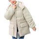 thumbnail image 2 of Parkas de manga larga para mujer, ropa de algodón, ropa de algodón con capucha para mujer, cachemir, pelo de cordero, plumón de algodón, abrigo de algodón para mujer, abrigo exterior para mujer., 2 of 5