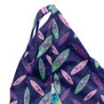 thumbnail image 5 of Surfing Lounger Chair Bag, Floral Ornamental Surfboards Floral Exotic Hawaiian Ocean Pattern, High Capacity Storage with Handle Container, Lounger Size, Purple Turquoise and Indigo, by Ambesonne, 5 of 5