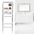 thumbnail image 4 of Storage Rack Over Toilet/Laundry/Washing Machine Bathroom 3-Tier Shelf Unit Organizer 160*68cm, 4 of 8