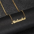 thumbnail image 2 of Stainless Steel Custom Name Necklaces Personalized Choker Necklace Handmade Nameplate Pendant Necklaces for Women, 2 of 5
