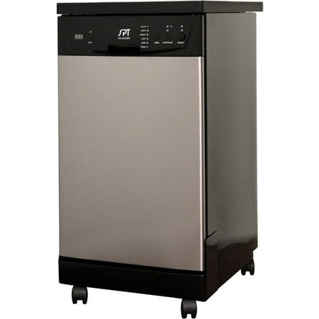 dishwasher portable stainless spt steel dishwashers sunpentown inch machine control sd capacity settings place depot sears kenmore homedepot compact appliances