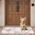 thumbnail image 4 of White Rose Gold Marble Door Rugs,Washable Non Slip Door Mats Indoor,Decorative Door Mats,Entry Mat Indoor for Entrance,Bedroom,Kitchen,Bathroom,16"x47", 4 of 6