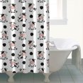 thumbnail image 4 of White Cow Black Dot Cow Pattern Shower Curtain 84"x72" ,Bathroom Decorative Shower Curtains Set with 12 Hooks,Modern Waterproof Washable Shower Curtain, 4 of 6