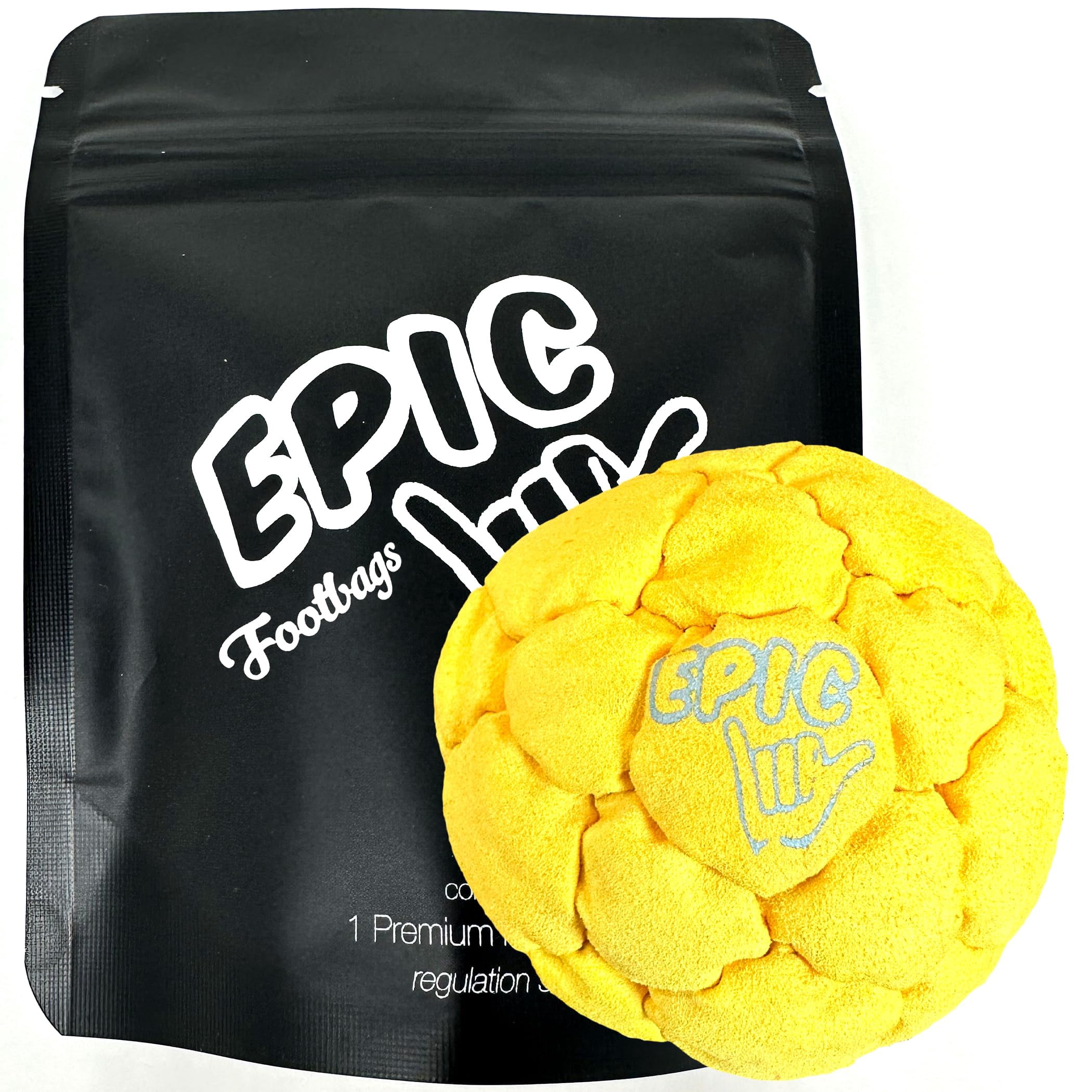 Epic Hacky Saks Classic Footbag Hacky Sack Balls for Adults and Kids ...