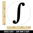 thumbnail image 2 of Integral Math Symbol Self-Inking Rubber Stamp Ink Stamper - Pink Ink - Small 3/4 Inch, 2 of 7