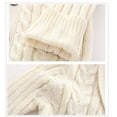 thumbnail image 3 of WIBACKER 6M-3T Baby Boy Girl V Neck Crochet Long Sleeve Cardigan Sweater Toddler Kids Knit Coat, 3 of 8