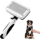 thumbnail image 1 of Cepillo para perros, autolimpiable, depilatorio para perros y gatos, cepillo para el cuidado de mascotas, depilación con un solo clic, apto para pelo corto y largo., 1 of 5