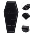thumbnail image 5 of Halloween Wooden Coffin Shelf for Wall or Table Top Home Room Spooky Gothic Decor Bookshelf Furniture, 5 of 9