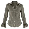 thumbnail image 4 of Njagoc3 Women Business Casual Tops Long Sleeve Blouse Button down Work Shirts Dressy Tops Summer Fall Fashion 2026, 4 of 6